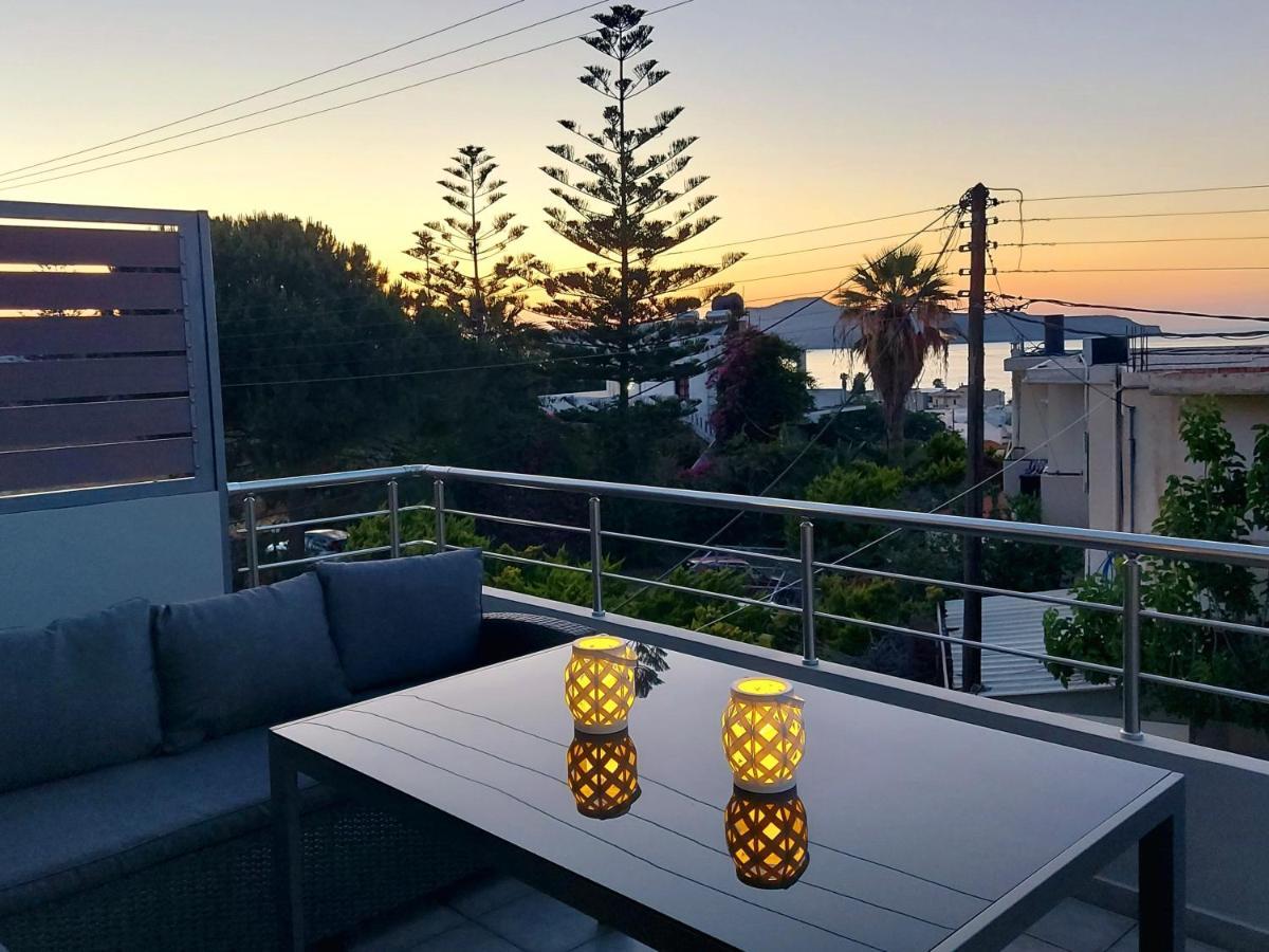 Aria Sea View, Chania Stalós Exteriér fotografie