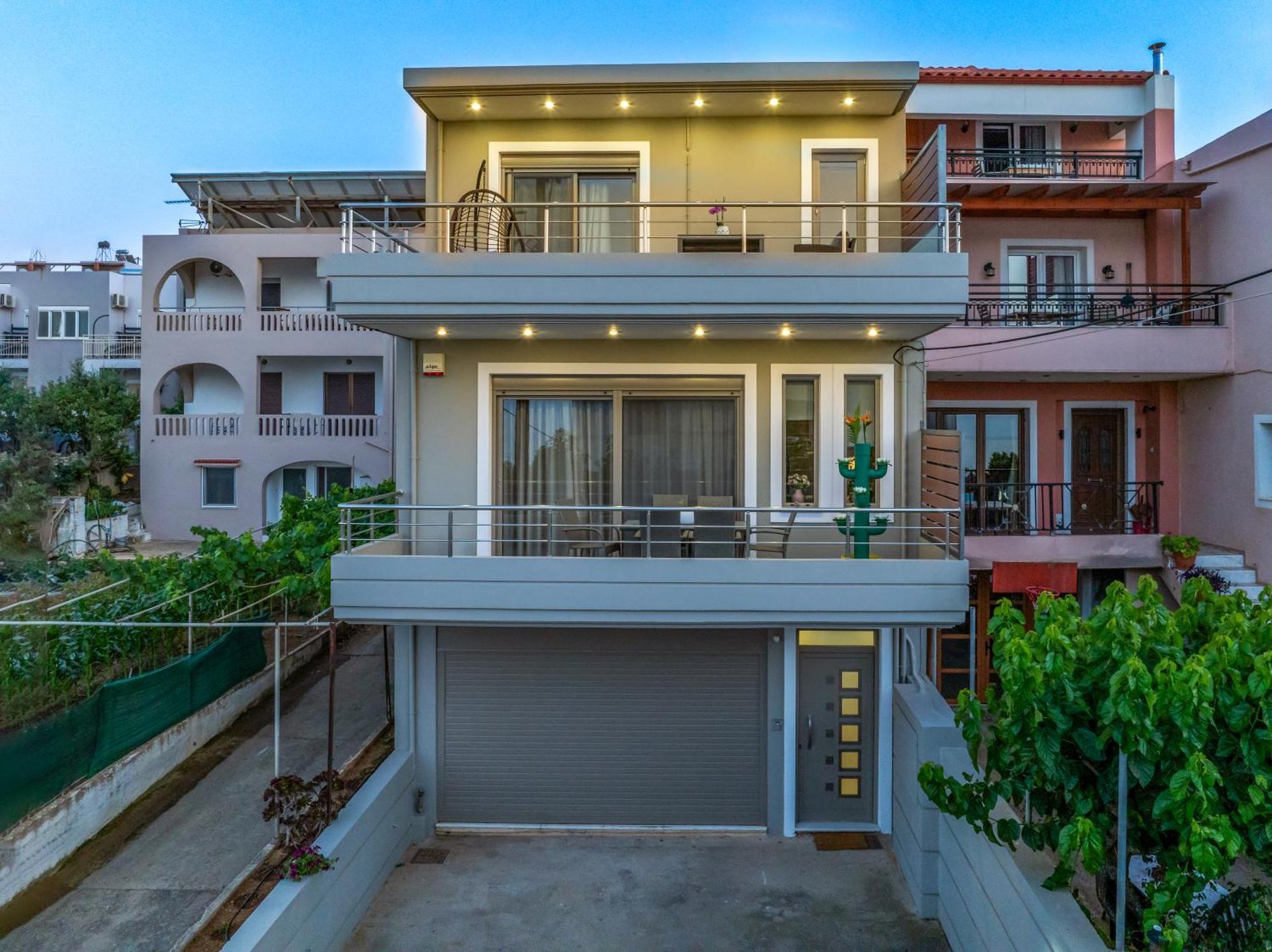 Aria Sea View, Chania Stalós Exteriér fotografie