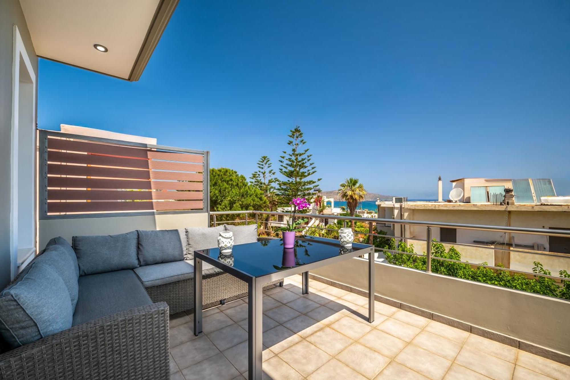 Aria Sea View, Chania Stalós Exteriér fotografie